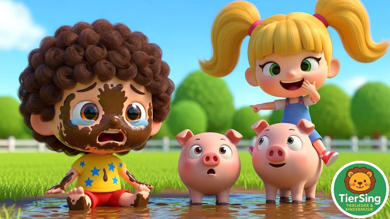 1 bis 10 mit kleinen Schweinchen 🐷🎵 TierSing &ndash; Kinderlieder & Lernlieder