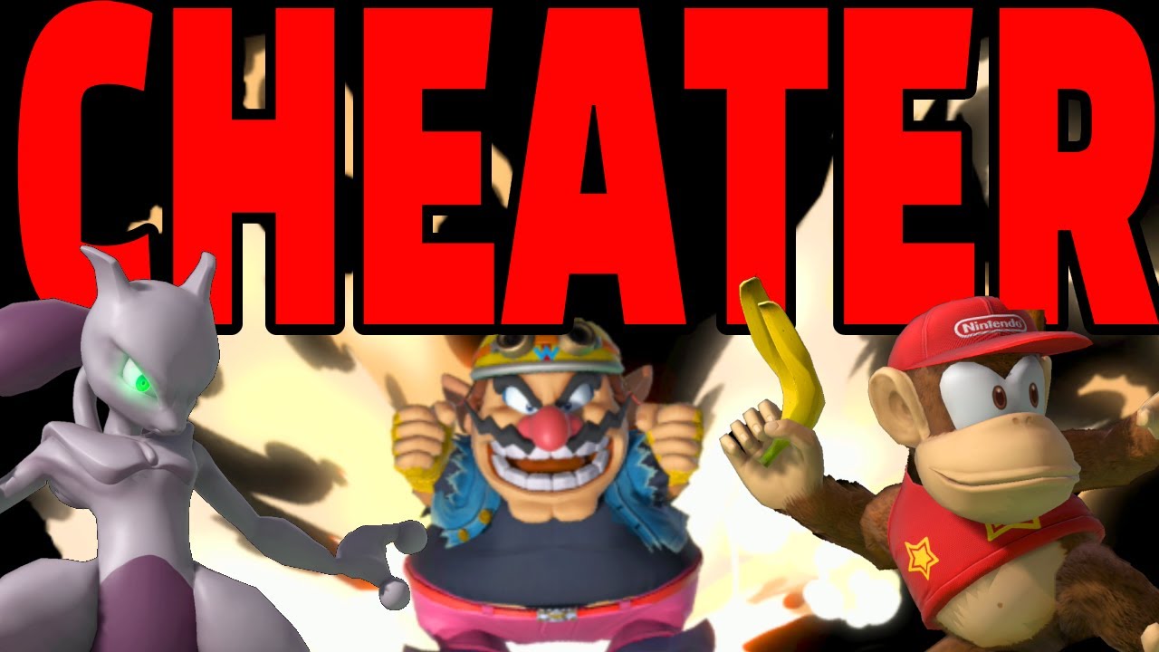 killing with EVERY CHEATER MOVE in the 3rd row of Smash Bros!