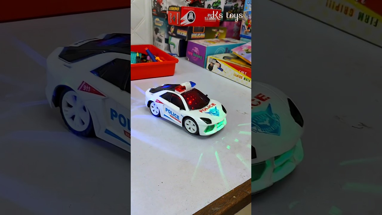 Remote Control POLICE Car Unboxing Testing  #rccar #cars #toys