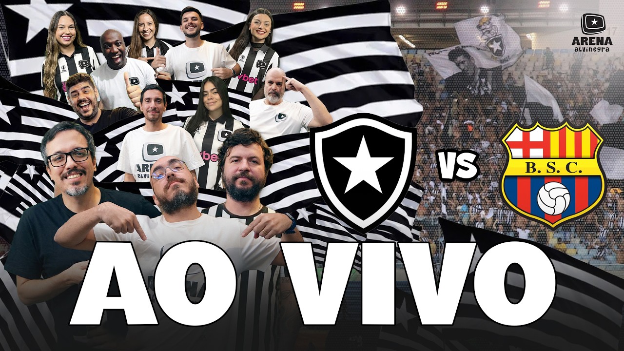 ⚽SUPER TRANSMISSÃO: BOTAFOGO X BARCELONA/EQUADOR - COPA LIBERTADORES 2026