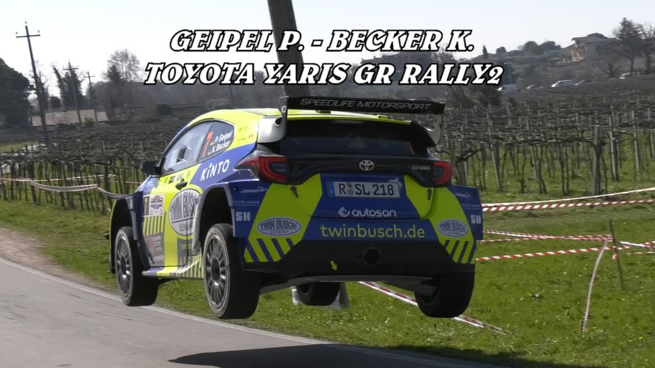 RALLY BARDOLINO 2025 | PHILIP GEIPEL - KATRIN BECKER | TOYOTA YARIS GR RALLY2 |  BY BELLUNOVIDEO