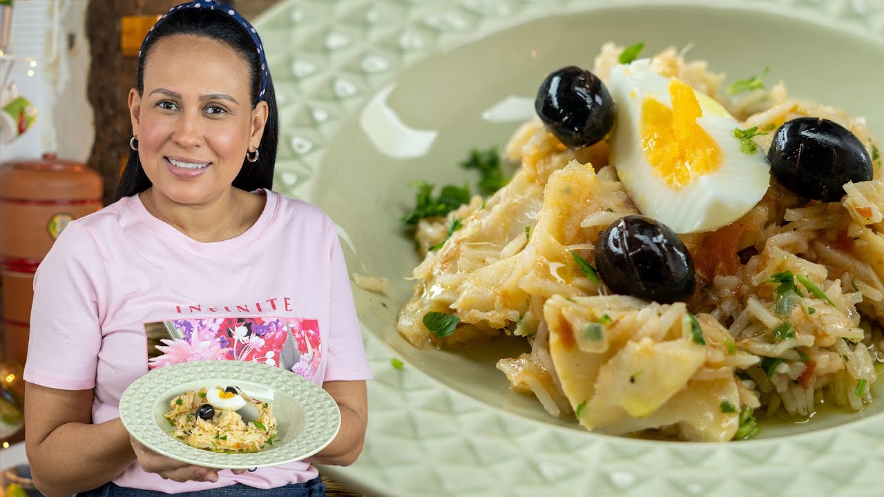 O ARROZ DE BACALHAU QUE VAI QUERER REPETIR! | CucaChef