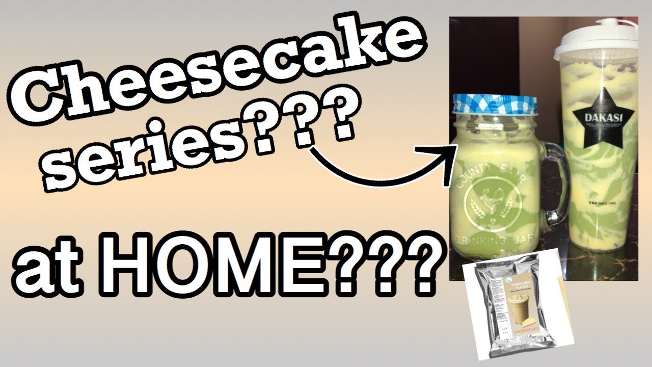 Cheesecake series at home? Why not! / Powdered cheesecake to cheesecake walling