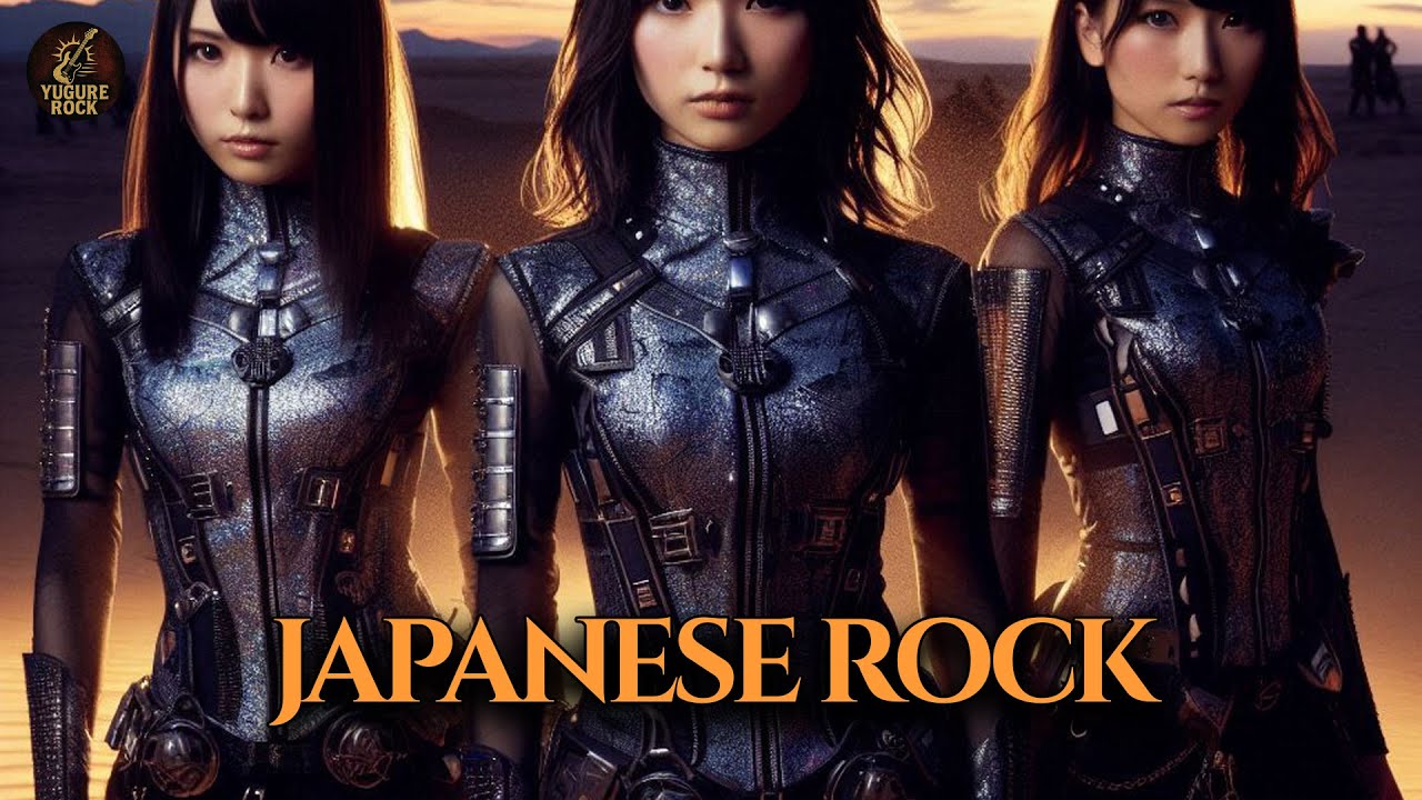 Crimson Skies & Crushing Chords: All-Girl J-Rock Explodes From a Rooftop Stage!