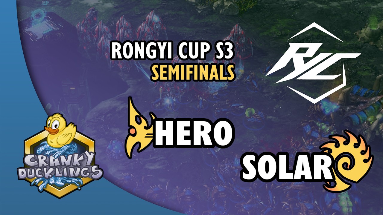 herO vs Solar - PvZ | Rongyi Cup Season 3 - Playoffs Day 3 | StarCraft 2 Tournament