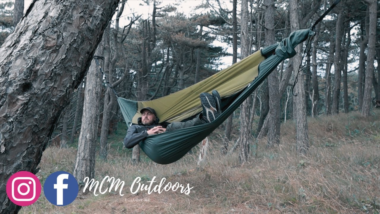 Camping in a hammock by the Sea - with craft beers and ambient soundtrack