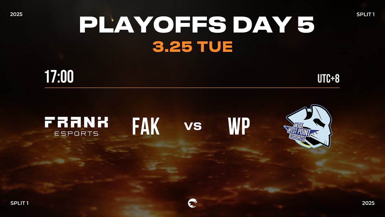 PCS 2025 Split 1 Playoffs D5 | FAK vs WP