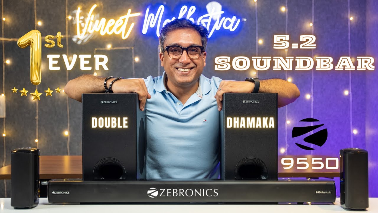 Zebronics Juke Bar 9550 5.2 Soundbar | 5.2 Soundbar | Zeb 9550 5.2 Soundbar