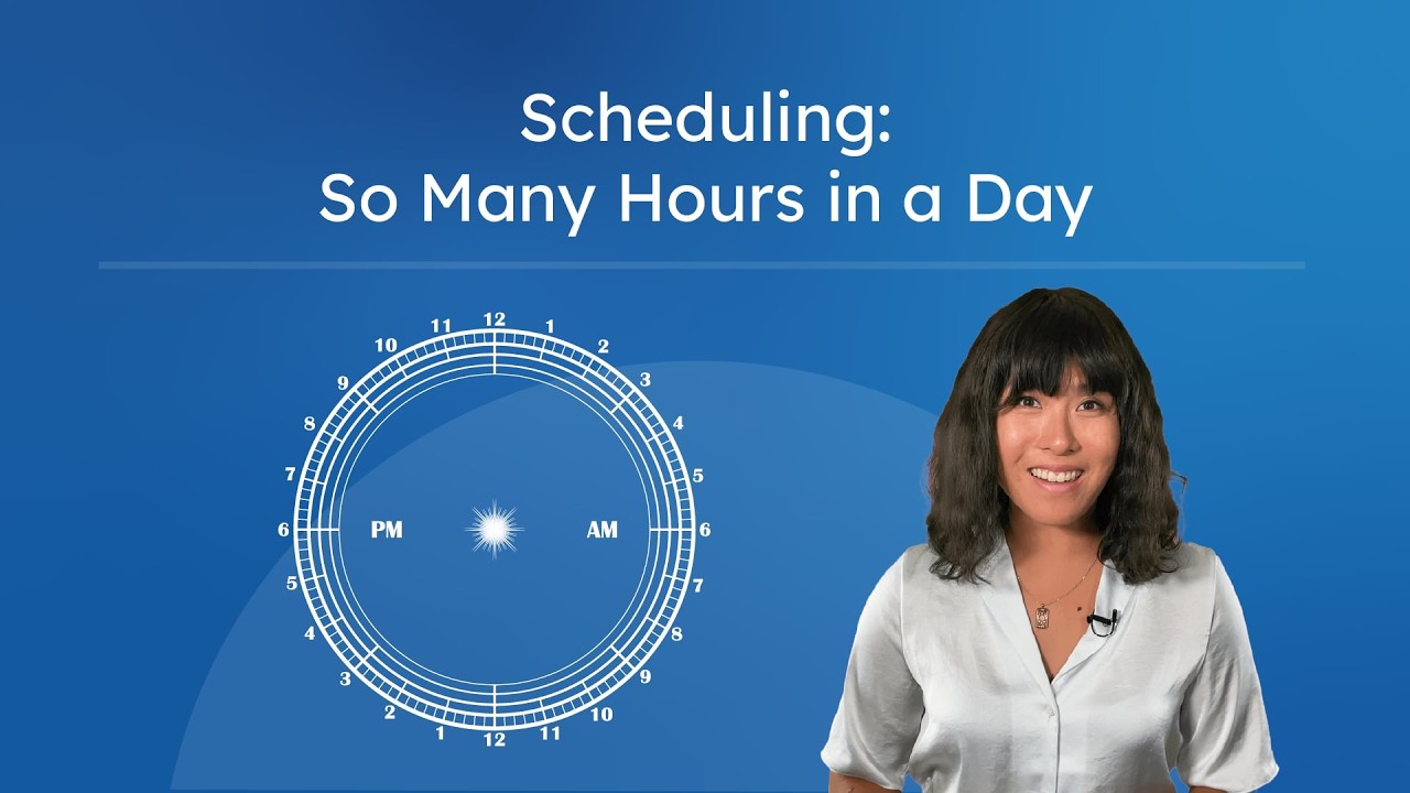 Scheduling: So Many Hours in a Day - Time Management for Middle Schoolers
