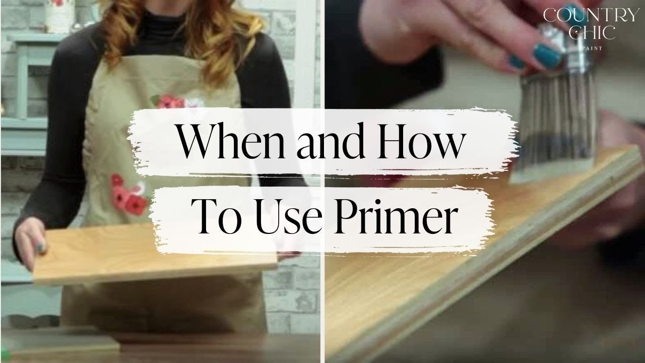 When and How to Use Primer When Painting Furniture | Clear Bonding Primer Tutorial