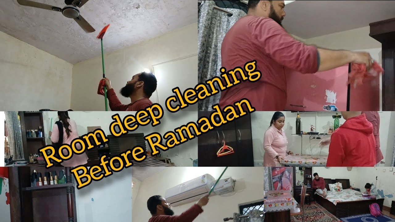 Ghar Me Sb Mil Kar Kam Karte Hai To Kam Ka Pata Nhi Chalta|| Ramadan Se Pehle Kari Room Ki Safhai.