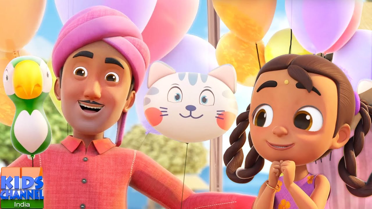 Gubbare Wala, Bandar Mama and Best Nursery Rhymes in Hindi