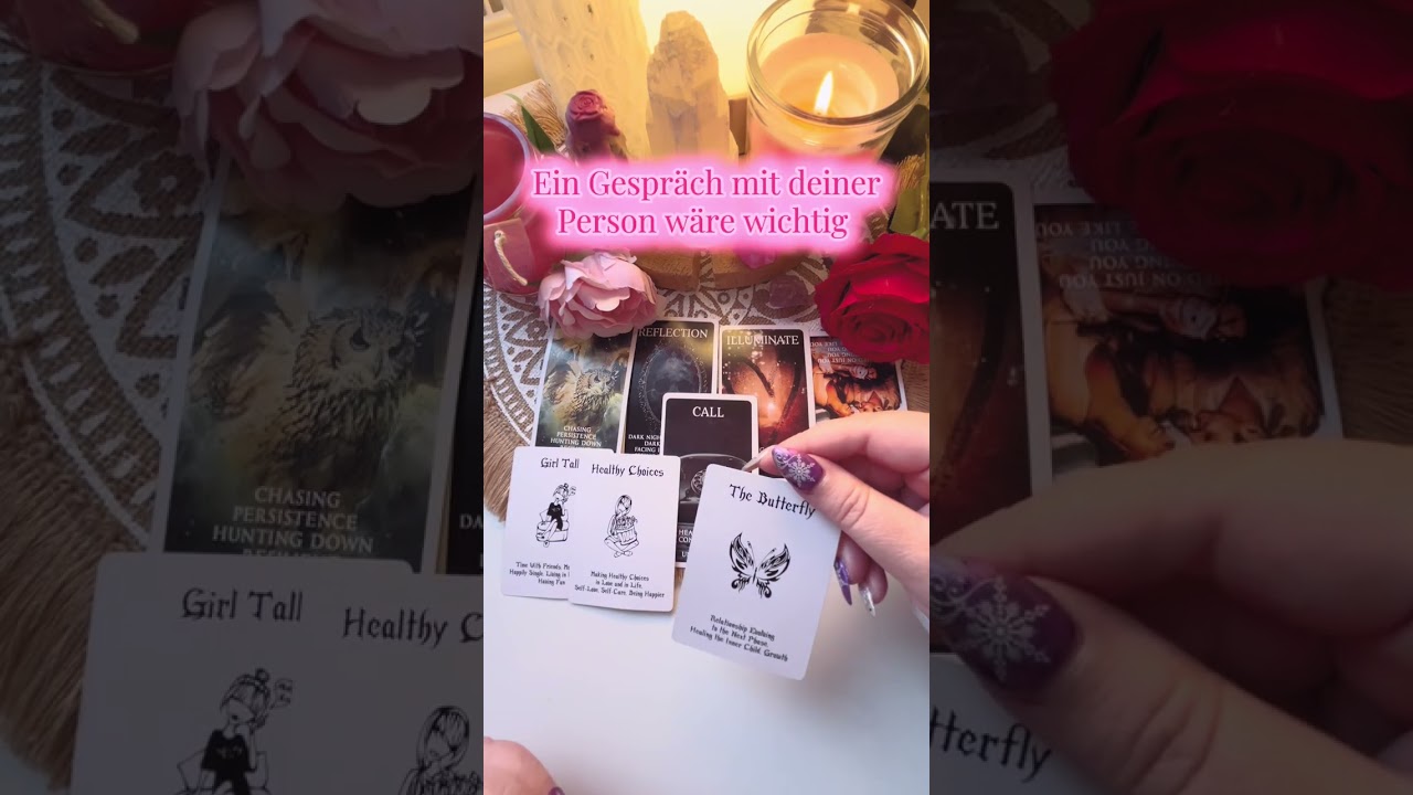 Ein Gespräch mit deiner Person wäre wichtig ❤️ #soulmate #tarot