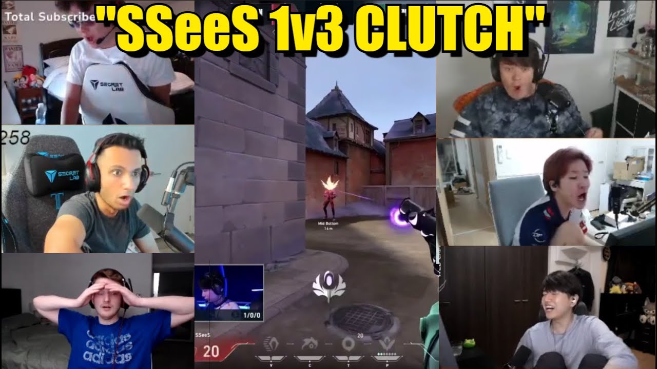 Реакция профи и стримеров Valorant на бой DFM SSeeS 1v3 PISTOL CLUTCH против TALON