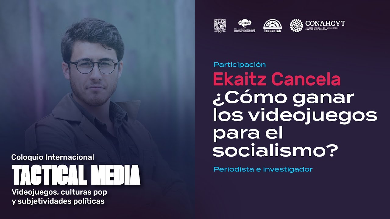 Participación de Ekaitz Cancela en el Coloquio Internacional Tactical Media