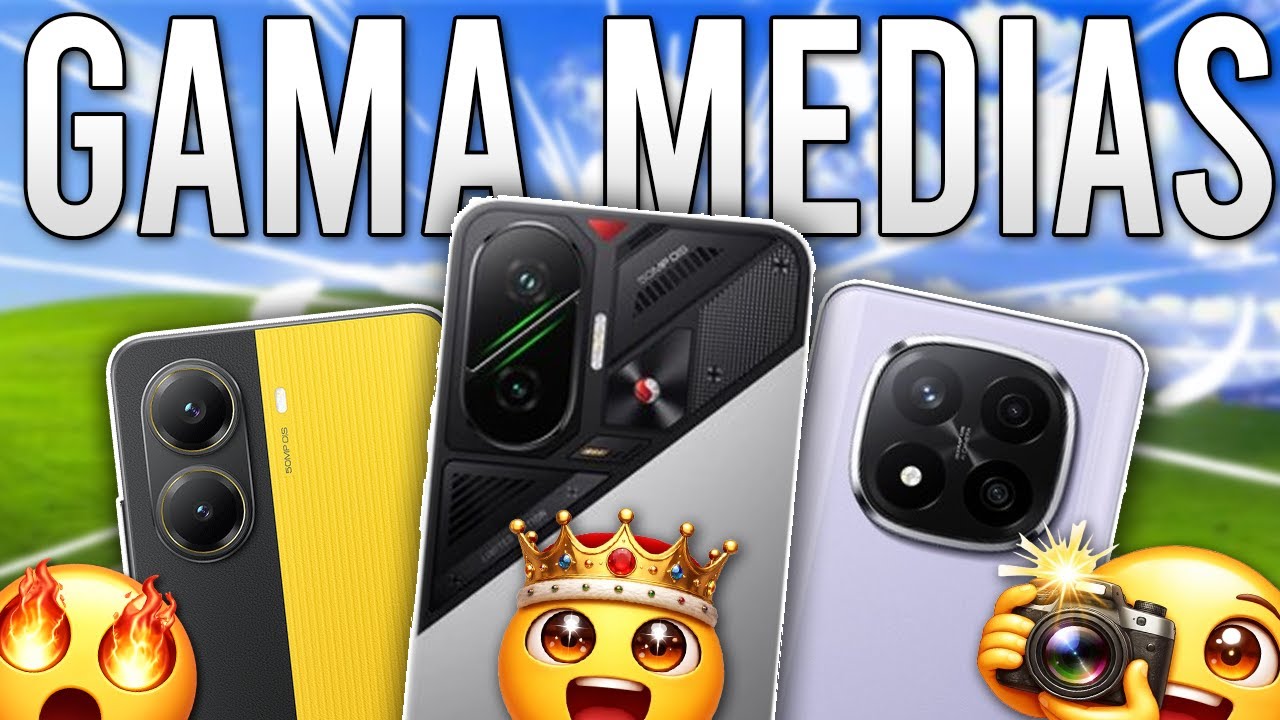 TOP 7 Celulares GAMA MEDIA que S&Iacute; valen la pena en 2025 y 2026