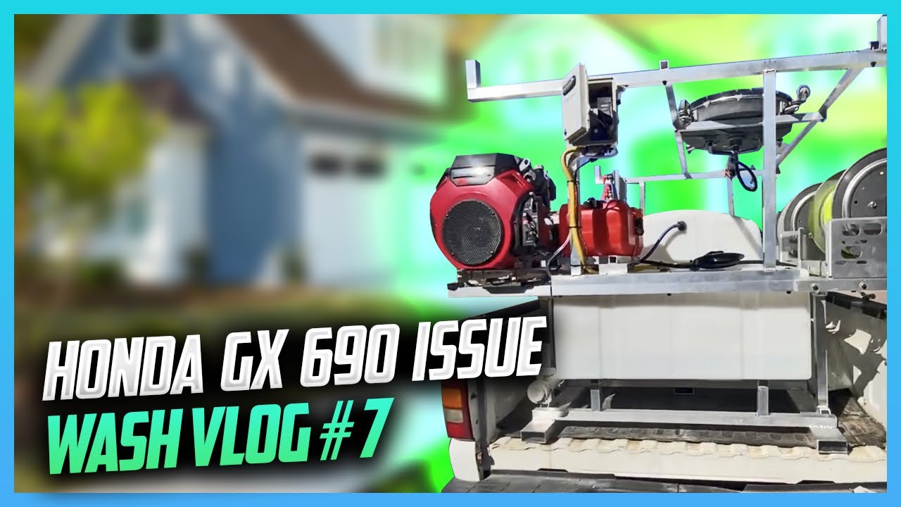 HONDA GX690 ISSUE | Wash Vlog