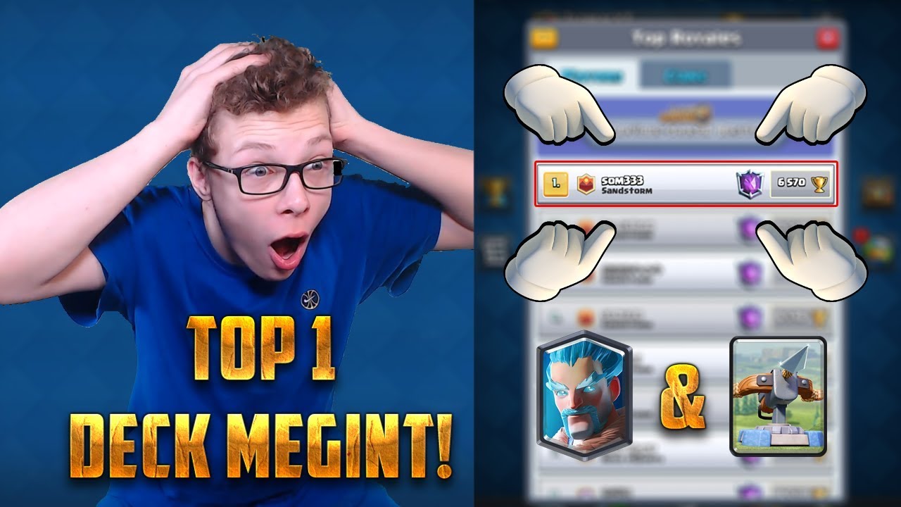 Már Megint a TOP 1 Játékos Deckjével Játszom! | Clash Royale Magyarul