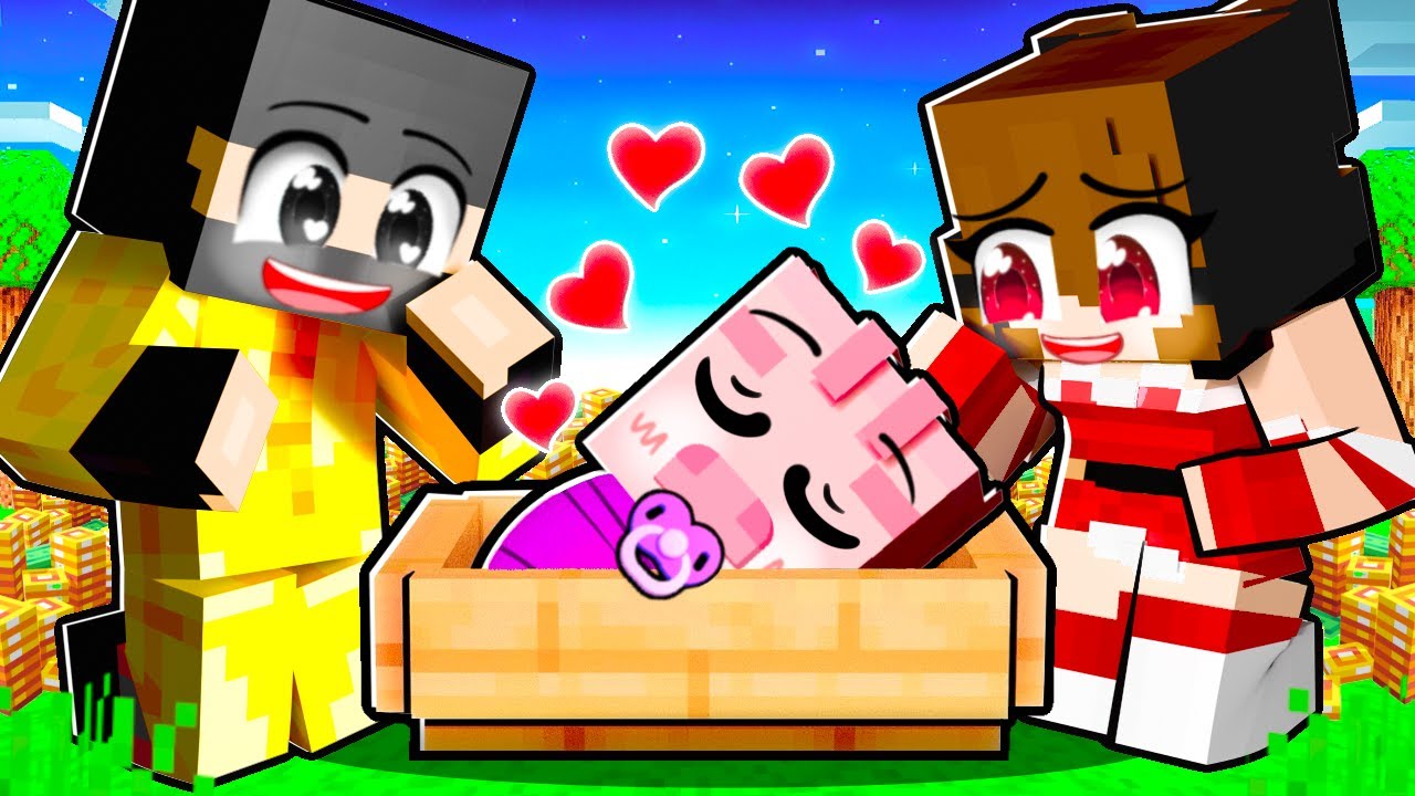 BOHATÁ RODINA adoptovala MIMI BOUCHALA v Minecraftu!