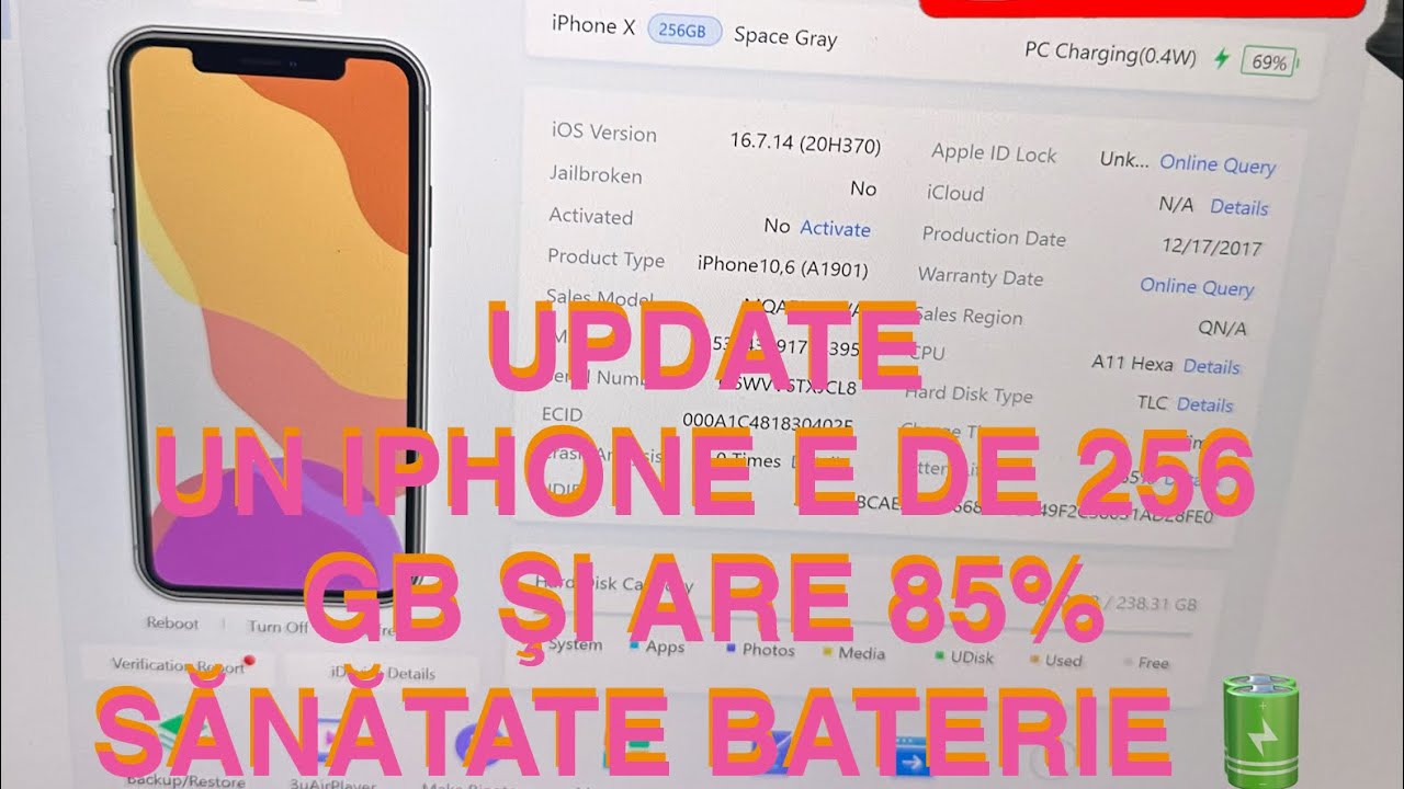 📱 UPDATE NEAŞTEPTAT PENTRU IPHONEURILE LUATE DIN TALCIOC 🤩 UNUL ESTE DE 256 GB 💪 