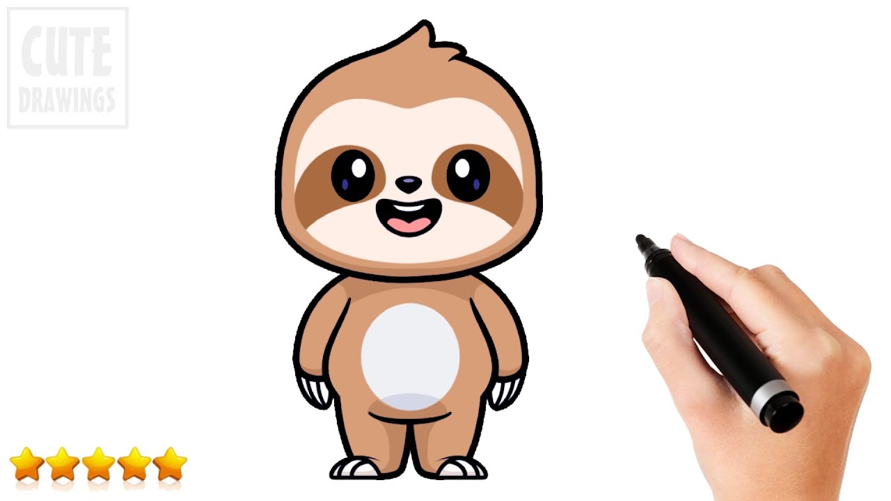 Easy Sloth Drawing Tutorial for Beginners: Step-by-Step Guide