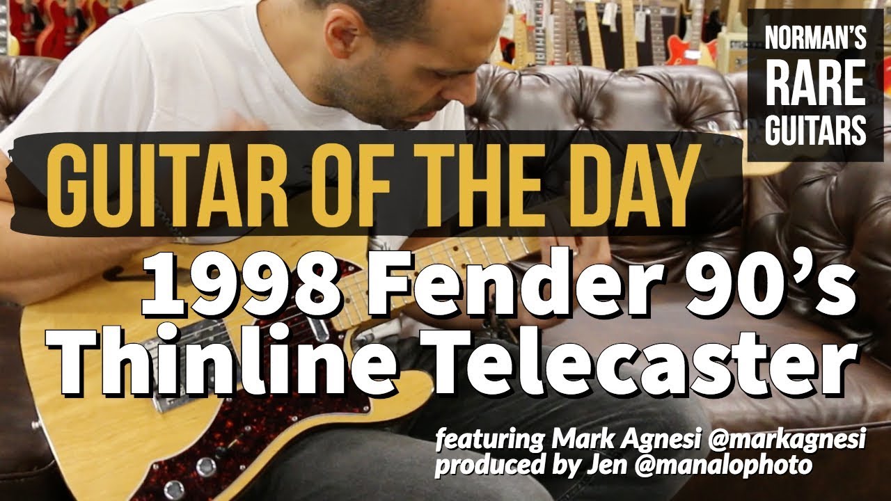 Guitar of the Day: 1998 Fender 90's Thinline Telecaster | Norman's Rare Guitars