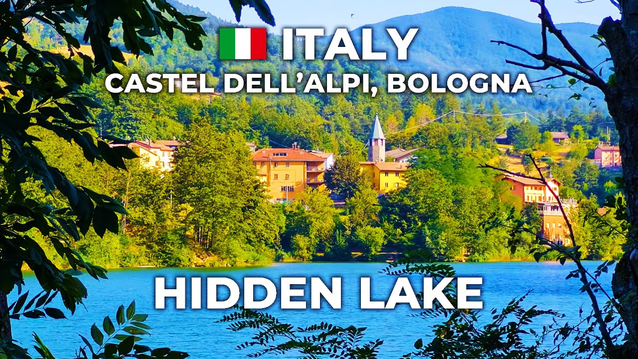 HIDDEN LAKE in ITALY 🇮🇹 4K Castel dell'Alpi, Bologna