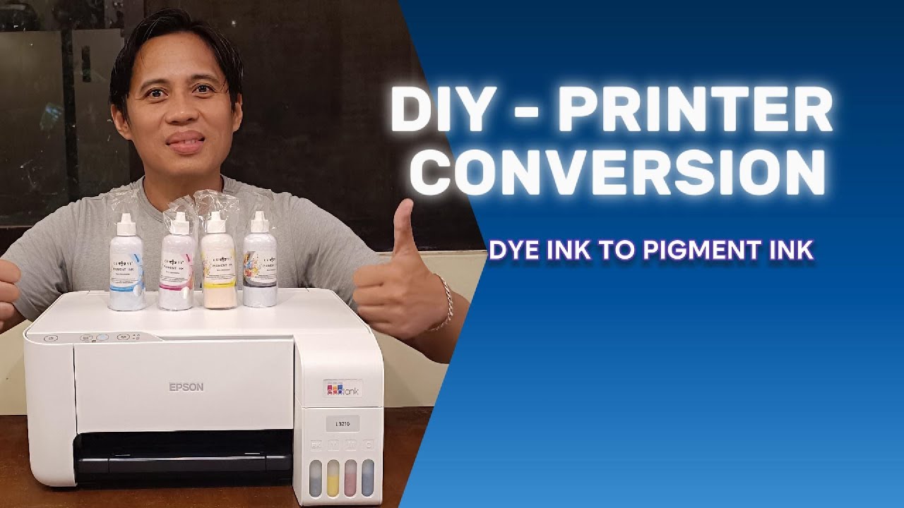 DIY - Epson Conversion DYE Ink to Pigment Ink