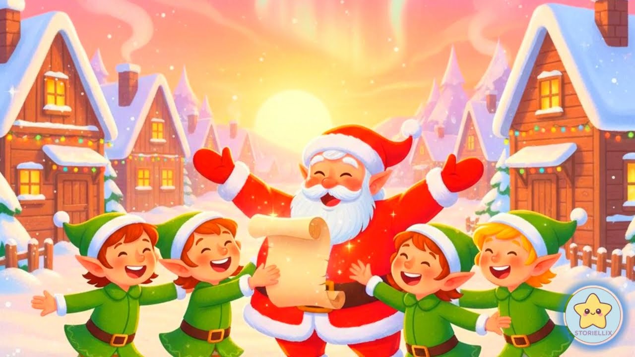 GRINFIUS E GLI ELFI DEL BABBO NATALE 🎅✨ Storia di Natale per Bambini #elfidinatale #storiadinatale