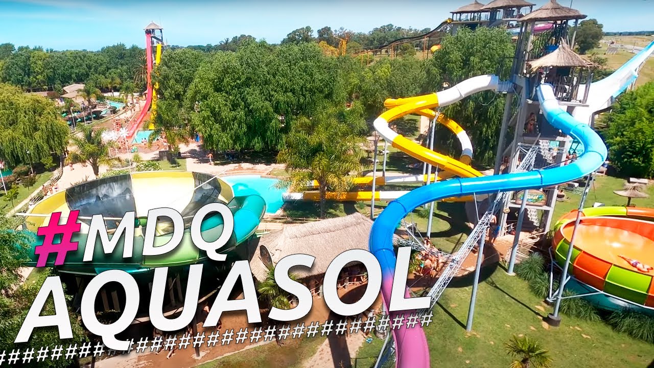 PARQUE ACUÁTICO AQUASOL 2025 I MAR DEL PLATA I BUENOS AIRES I ARGENTINA I 4K TOUR Walking