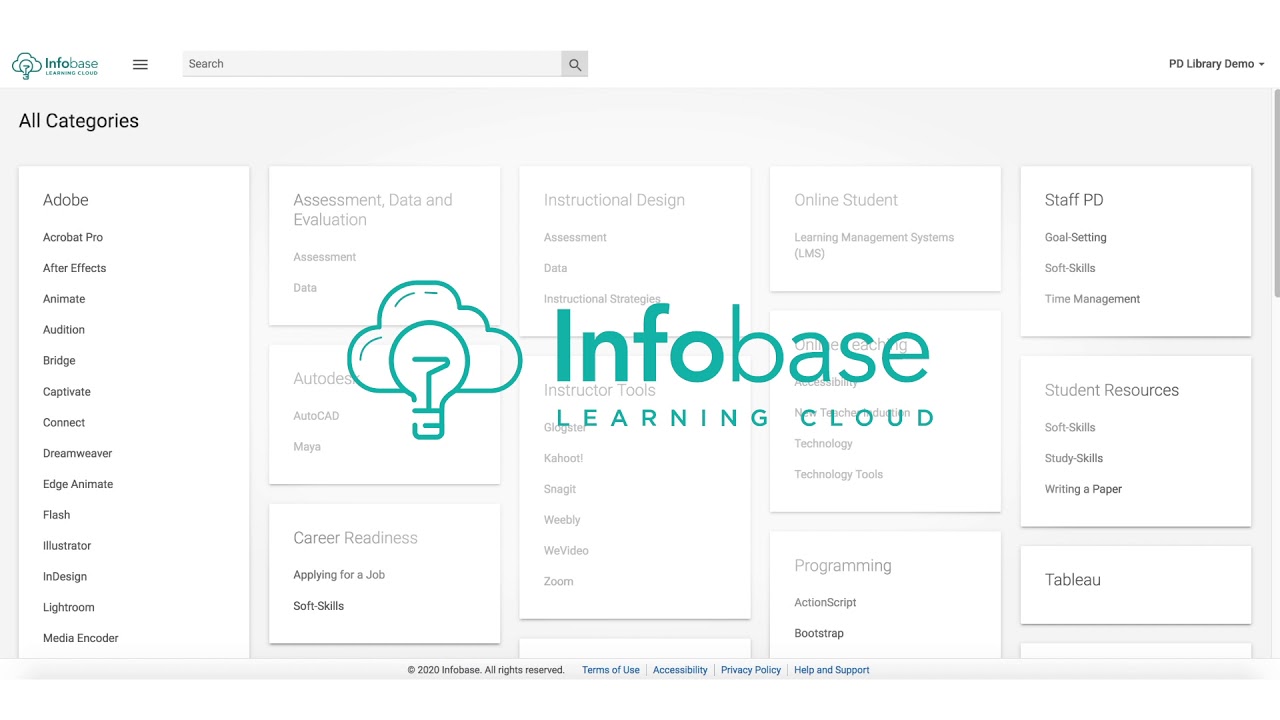 Infobase Learning Cloud Professional Development and Training for Public Libraries