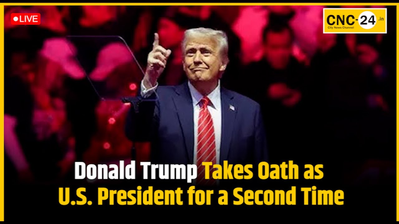 Trump's Inauguration LIVE | Donald Trump Takes Oath as the 47th U.S. President | Trump Oath Ceremony