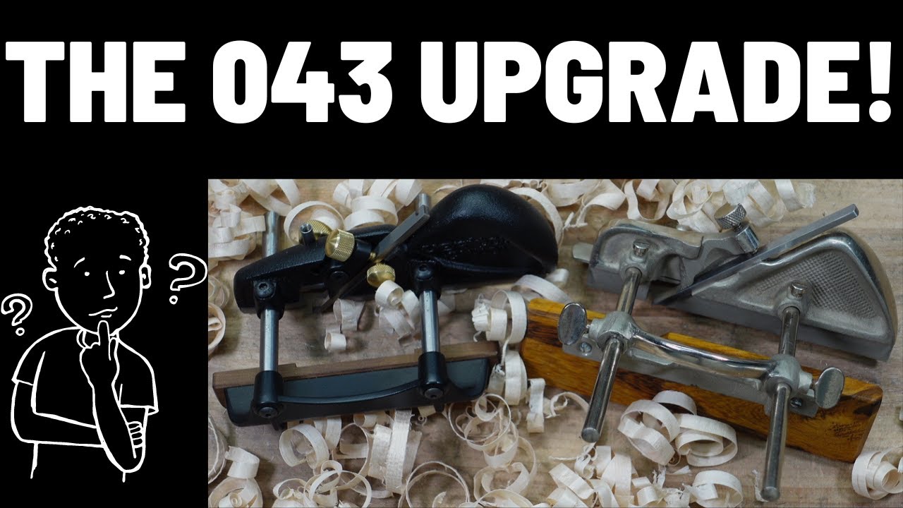 Can the 043 Get BETTER??? Veritas Box Makers Plow Plane vs. Record 043 - Review/Comparison