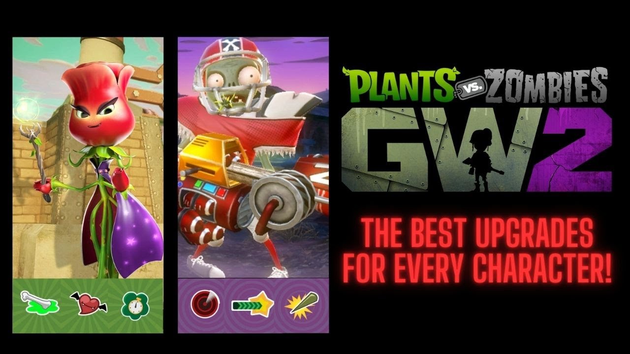 BEST Upgrades for EVERY CHARACTER in PVZ GW2! - Professional Ranking