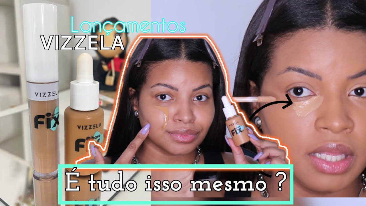 VIZZELA - RESENHA BASE CORRETIVO FIX  PELE NEGRA - DEU RUIM ?