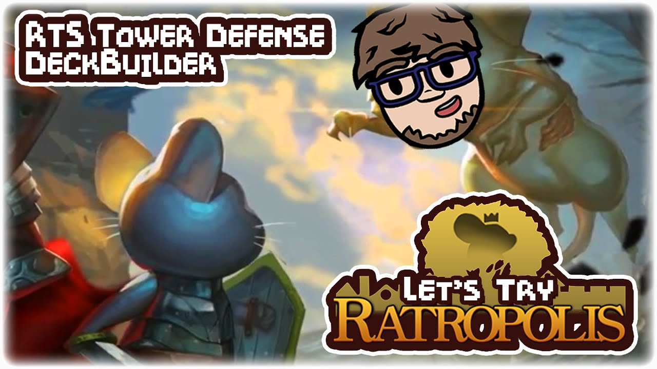 RAT RTS DECK BUILDER / TOWER DEFENSE! | Let's Try: Ratropolis | First Impressions / Preview Gameplay