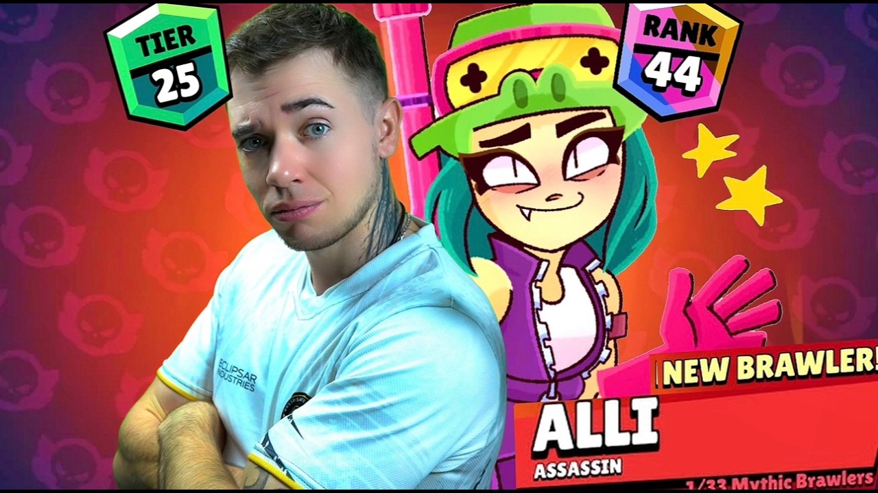 ASMR : JE TEST LE BRAWLER ALLI ! ( il est trop fort )