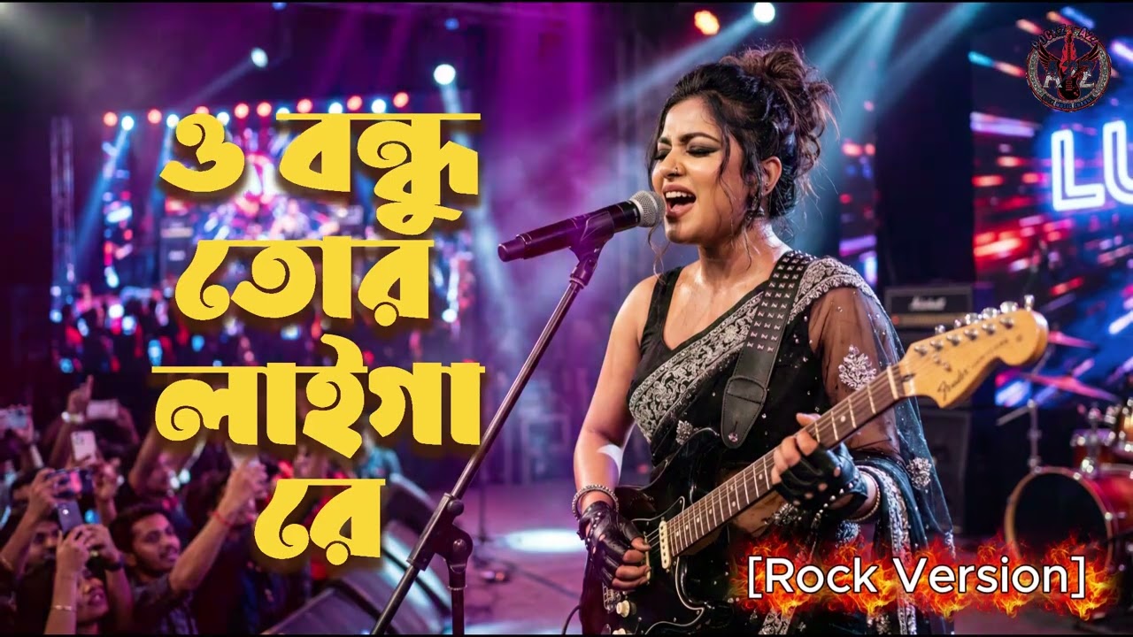 O Bondhu Tor Laiga Re | Female Rock Cover | Bangla Folk Song | Modern Rock Version | Rockz A2Z