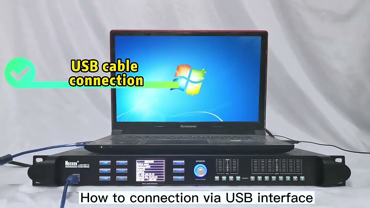 96K sampling rate 4 Input 8 Output Professional Audio Speaker Management Dsp Digital Audio Processor