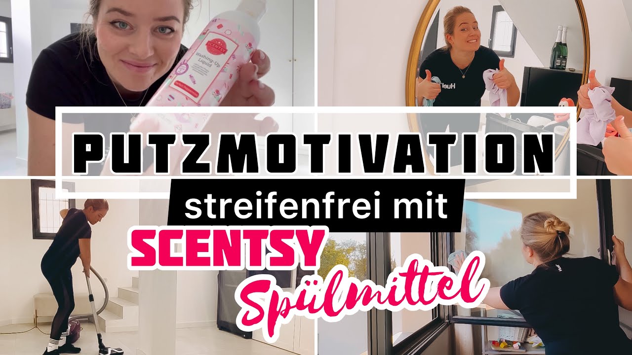 PUTZMOTIVATION💪🏻streifenfrei sauber mit dem SCENTSY Spülmittel🧼SCENTSY CLEAN im TEST #cleaning