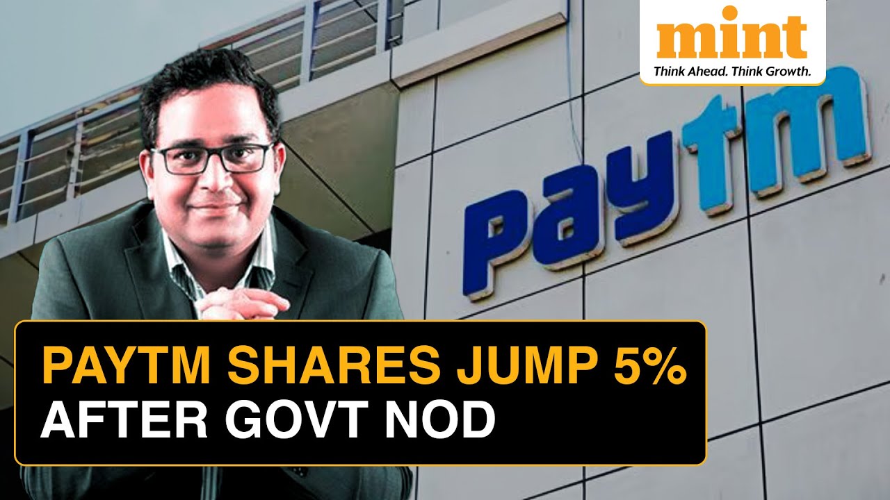 Paytm Gets Government Nod To Reapply For Payments Aggregator Licence; Share Jumps 5%