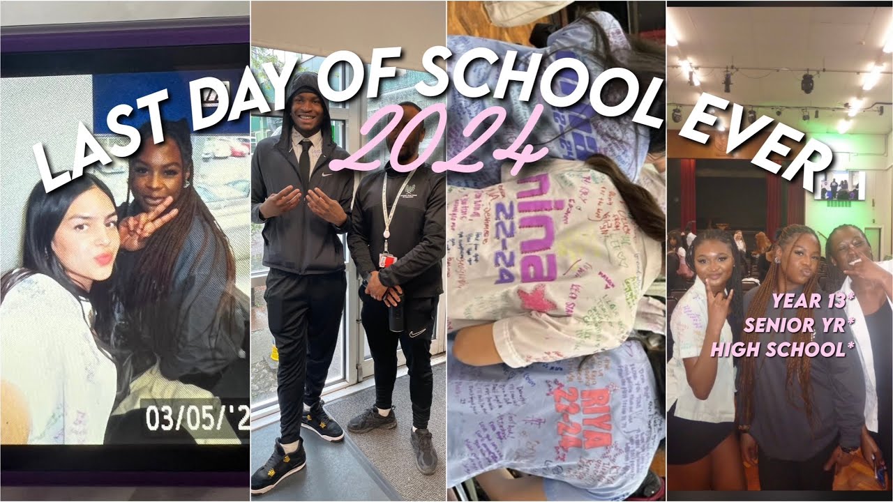 LAST DAY OF (SENIOR YEAR) YEAR 13 | sixth form leavers vlog 2024🤍