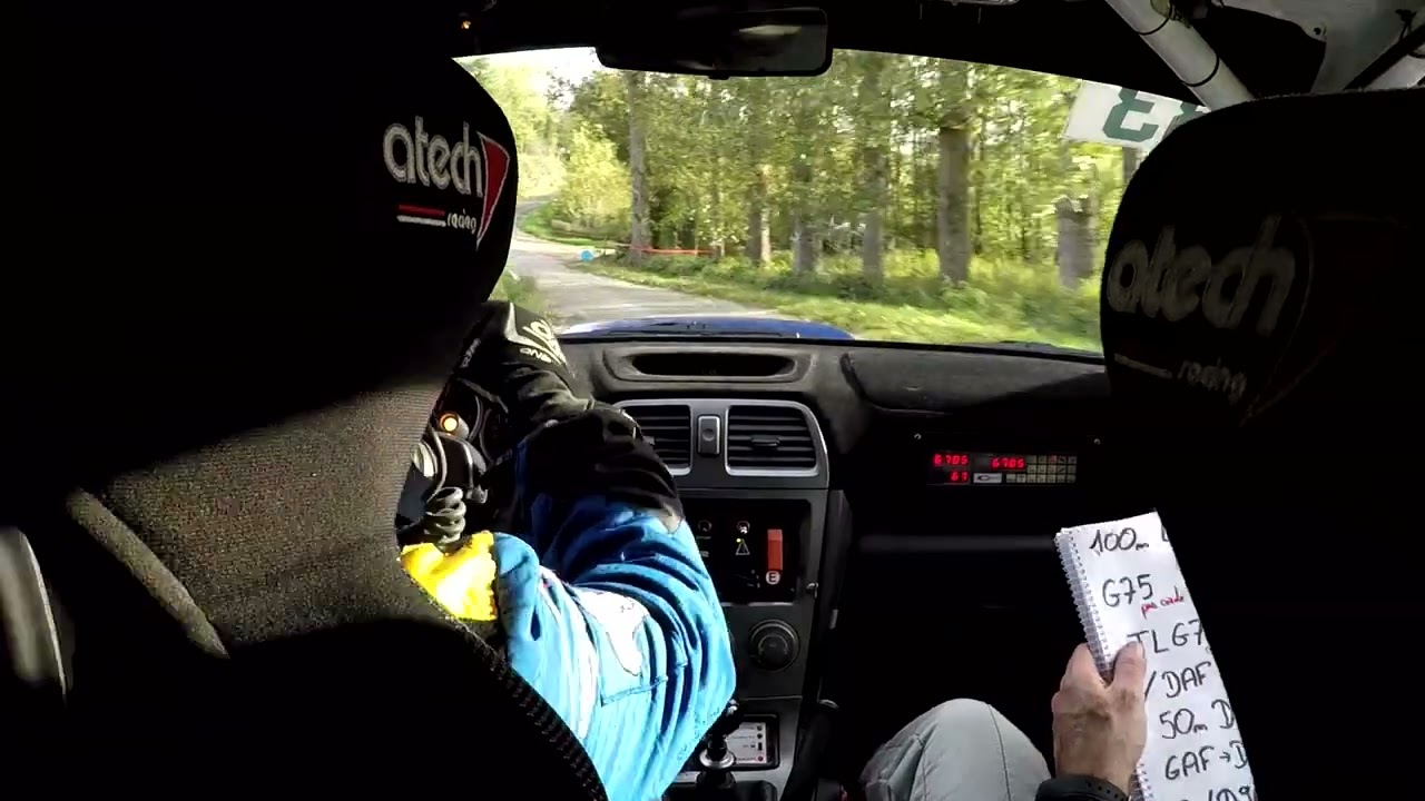 Rallye de la Noix de Grenoble 2022 (ES6) : Sébastien Le Coarer - Stéphane Perrochon - Subaru A8