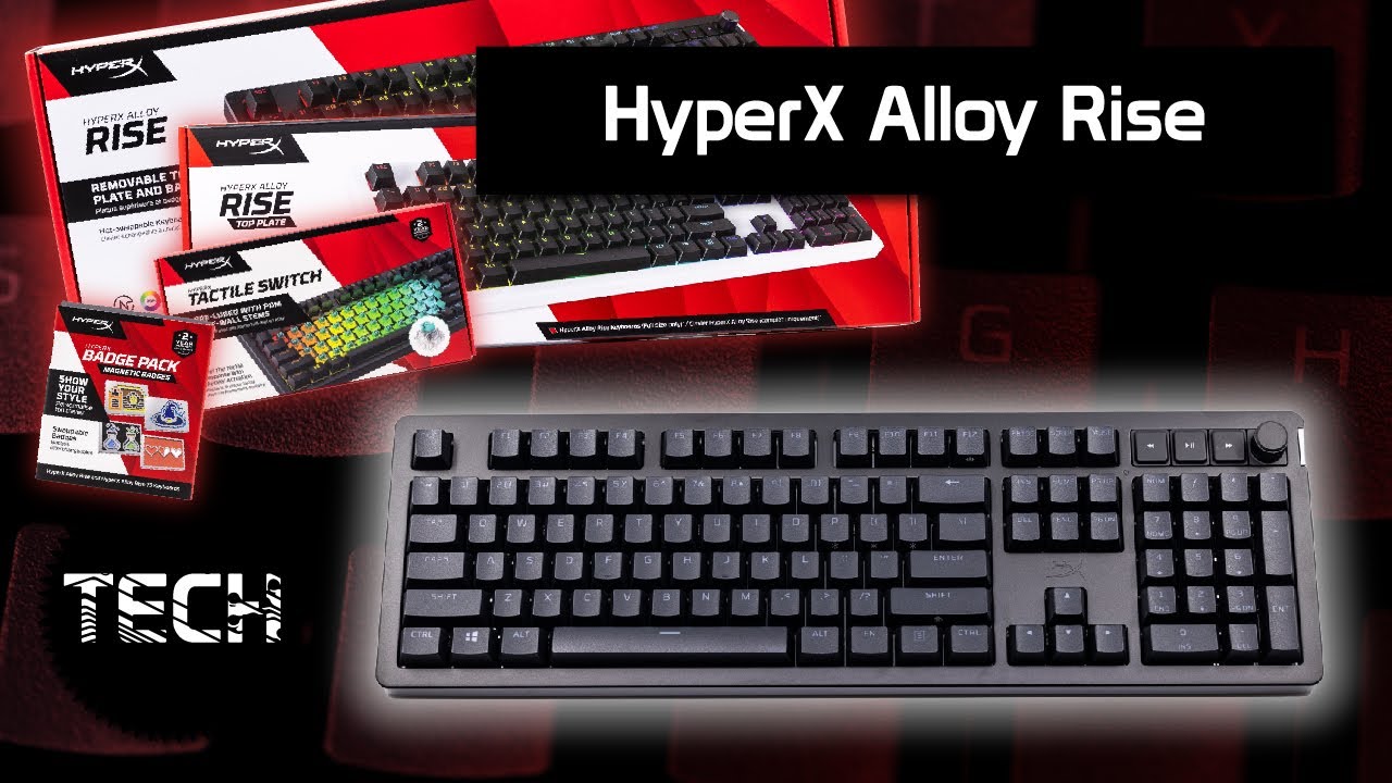 HyperX Alloy Rise Keyboard Review - Fun Customization Options With Few Options
