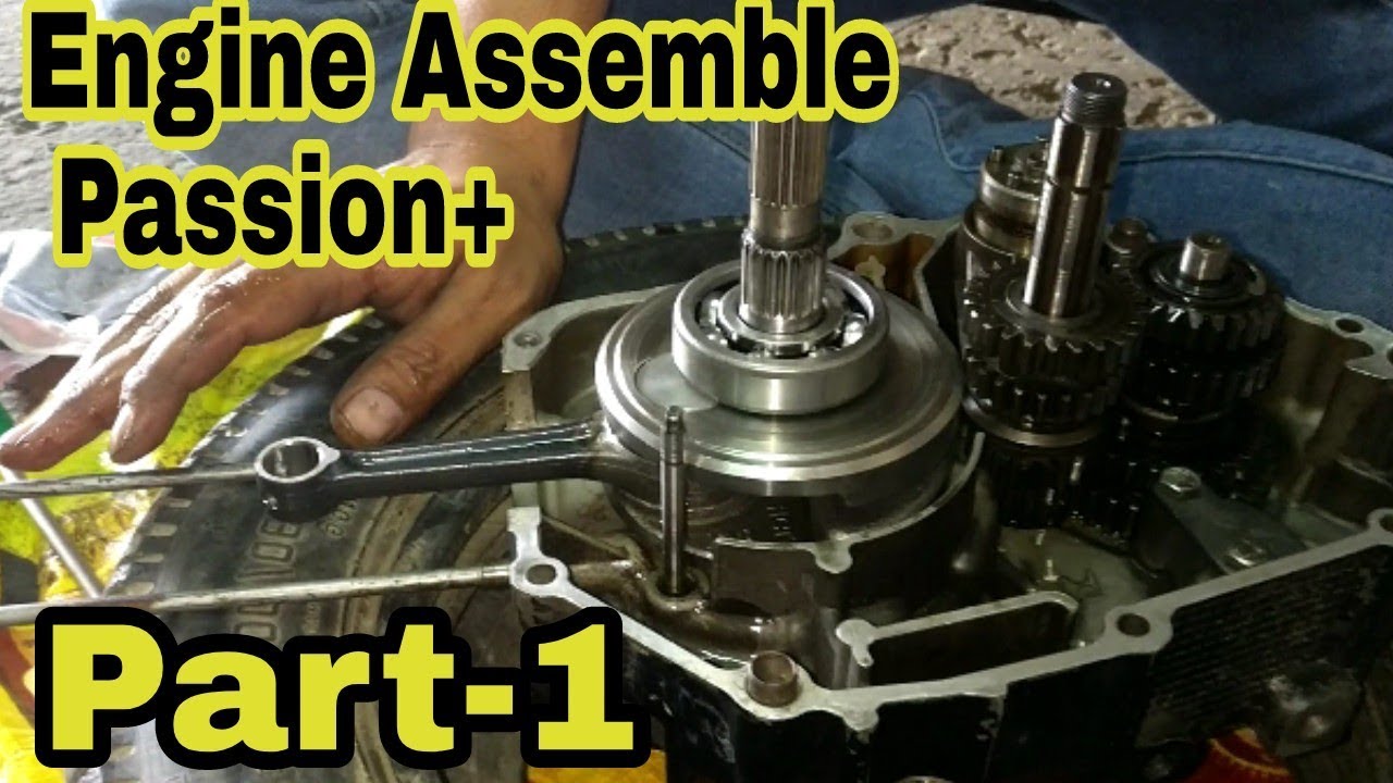 Hero Passion + Engine Fitting (part-1) | Gajanan Auto Service and Parts