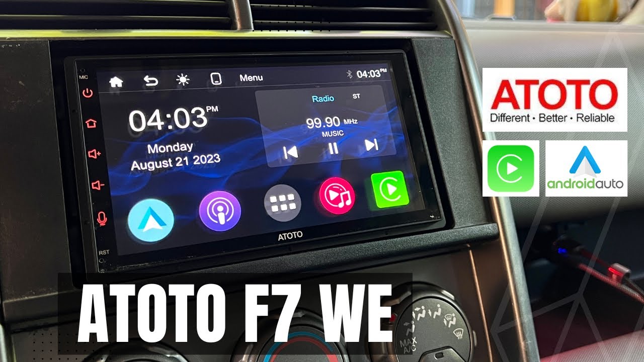 ATOTO F7 WE // ПОЛНЫЙ ПОДРОБНЫЙ ОБЗОР И УСТАНОВКА // Универсальная автомобильная стереосистема AP...