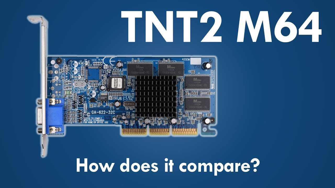 NVIDIA RIVA TNT2 M64 vs TNT vs TNT2