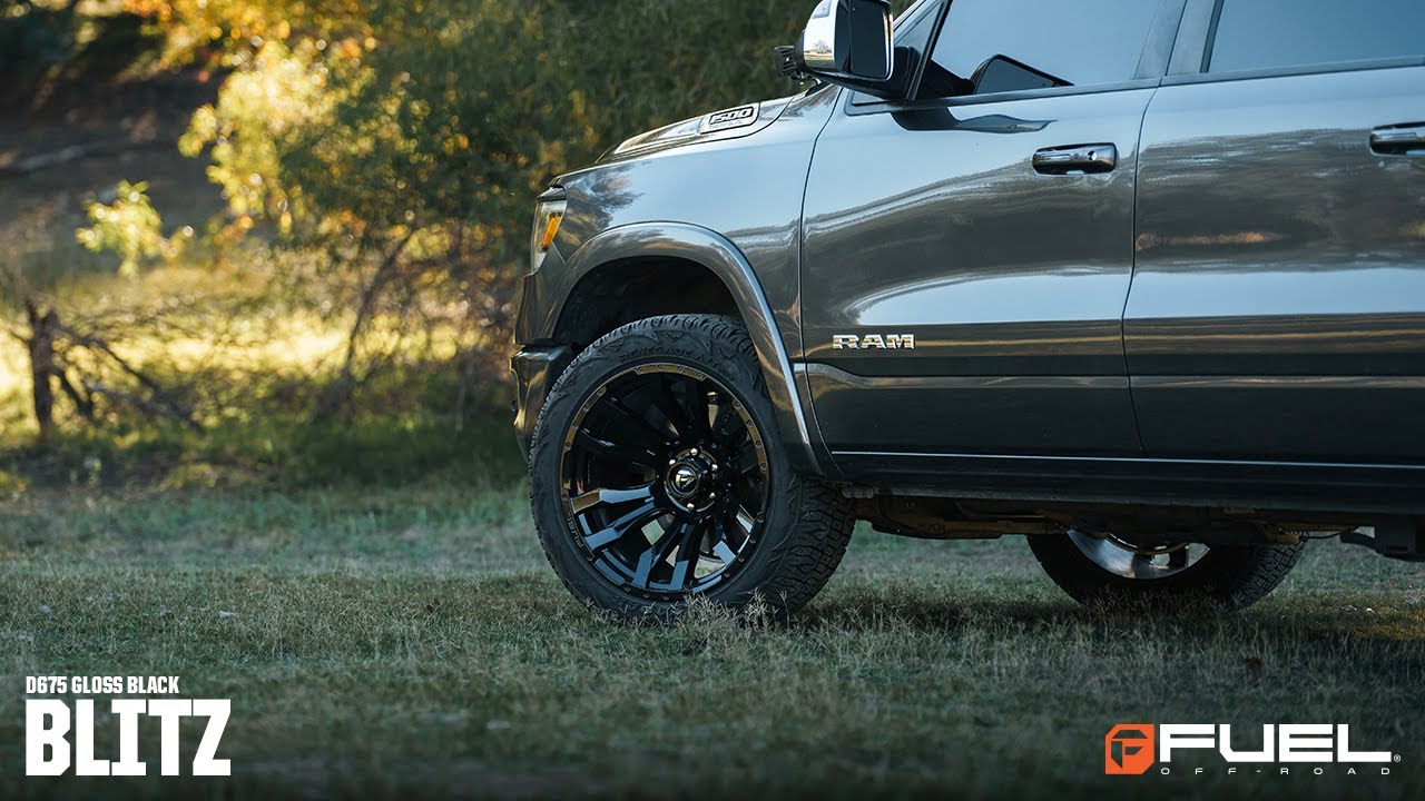 Fuel Off Road Blitz D675 | Gloss Black | 22x10 | Ram 1500