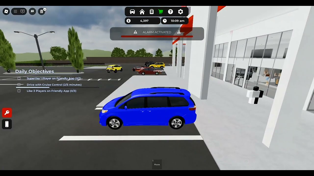 Rensselear county Roblox toyota highlander hybrid car driving 