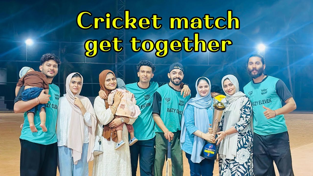 Cricket match get together🏏/ Birthday celebration🎉/ asgu_shain / nazrins vlog❤️